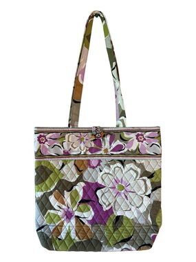 Like New Vera Bradley Portebello Road Quilted Tote Bag
